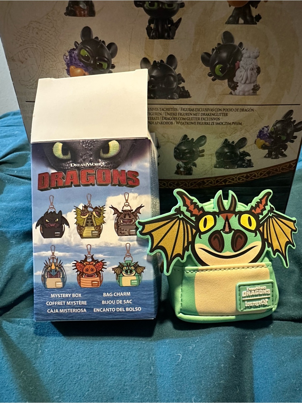 Loungefly How To Train Your Dragon Cosplay Mystery Mini Backpack Keychain Charm